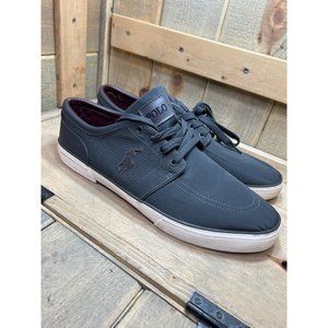 Polo Ralph Lauren Faxon Low Sneakers Gray Mens US 16D Lace Up